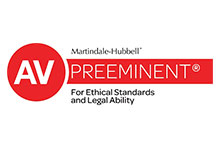 AV Martindale-Hubbell Preeminent For Ethical Standards and Legal Ability