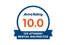 Avvo Rating 10.0 Top Medical Malpractice Attorney